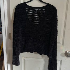 Black express sweater